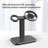 Charging Stand Home Office Storage Holders Smart Watch CellphoneWireless Charger Holder Cellphones Accessory Black