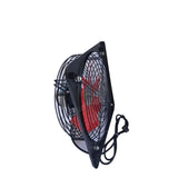 10 inch Powerful Industrial Ventilation Extractor Metal Axial Exhaust Commercial Air Blower Fan Stainless Steel Wall Fans