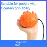 Hand rehabilitation training equipment stroke hemiplegia Electric hot compress massage ball home five-finger split fingerboard