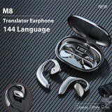 M8 Wireless BT headset 144 languages instant intelligent voice translation hine