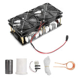 ZVS 2500W 12?48V Induction Heater Heating PCB Board Module Flyback Driver with Crucible Water Pump Pipe