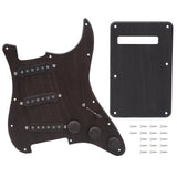 Electric Guitar Guard Plate for ALNICO V Pickup SSS Wood Grain 5-Speed Switch Rear Cover(GP125 Rose Color )