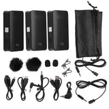 2.4GHz Dual Channel Wireless Microphone System with Real-Time Monitoring & Display
