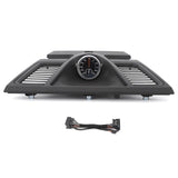 Center Dash Clock Cover Dashboard Panel Trim 970 552 151 01 Fit for Porsche Panamera 2010-2016Black Stopwatch