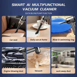 80000PA Car Vacuum Cleaner Wireless Portable Cleaning Machine for Car Home Appliance Powerful Handheld Cleaner for Keyboard