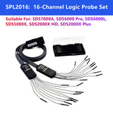 SIGLENT SLA1016 SPL2016 SPL3016 16 Channel Analyzer Set SDS1000X Oscilloscope Logic Probe with Software