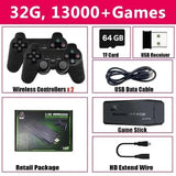 Retro Video 2.4G Wireless Stick 4k 20000 Games Portable Game Console for TV