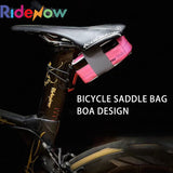 RIDENOW Recycled-materials Tail Mountain Road Bike Baceat Saddle Bag Quick Detachable Waterproof Cycg Storage