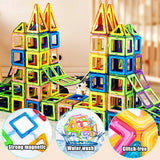 Magnetic Building Blocks Big and Mini Size DIY Magnets Kids Designer Construction Set Gifts for Children Toys