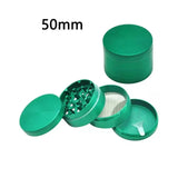 CRUSHER 40/50/63mm Dry Herb Grass Tobacco Grinder Zinc Alloy 4 Laye Manual Spice Herbal Grinders for Smoking Accessories