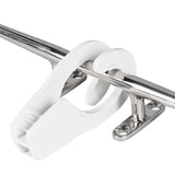 Rail Mount Boat Fender Hanger Hook Quick Release Professional Versatile Adjuster e Clip 32mm Black
