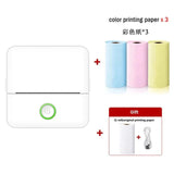 Mini Thermal Printer Wireless Bluetooth 4.0 200dpi Photo Label Memo List Printing with USB Cable Imprimante Portable