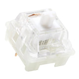 KTT Kang White V3 Linear 43g 53g MX for Mechanical Keyboard 80m Factory Lubed Kangbai Switch Nylon POM 3pin