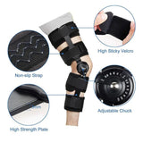 Adjustable Hinged ROM Knee Brace, Post Op Recovery Stabilization, ACL, MCL and PCL Injury, Orthopedic Support Immobilizer