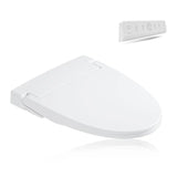 V Shape Lid Auto Spray Heated Electric Bidet Cover With Remote Ultra Slim Smart Toilet Seat