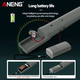 Electronic Detecting Device Airport Security Metal Detector 180°Foldable Head with Light and Sound Alerts