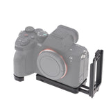 DSLR Camera L Bracket Quick Release L Plate Mount Bracket for A7M4/A7S3 Vertical Video Shooting Bracket Quick Release Plate