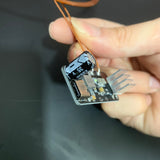 TYPE-C 5V 0-200mm Wireless Power Supply Transmitter Coil Induction 5PCS Receiver LED Light Lamp DIY Model am ama Robots