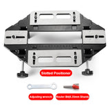 Woodworking Hinge Locator W/ Router Bit Alloy Guide Plate Slotting Opener Jig Slot hine Installation Lock Fixer