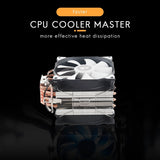 SNOWMAN M-T6 4PIN CPU Cooler Master 6 Heatpipe Double Fans 12Cm Coog Fan LGA775 1151 115X 1366 Support AMD