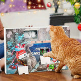 2024 Countdown Advent Calendar Bow Interactive Toys Christmas Teaser Pet Cat Toy Set