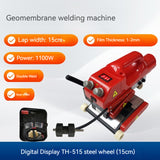 Digital Display Hot Wedge Geomembrane Welder HDPE Sheet Plastic Pond Liner PVC Repairing Welding hine