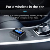 Bluetooth 5.0 Transmitter Receiver EDR Wireless Adapter USB Dongle 3.5mm AUX RCA for TV PC Headphones Home Stereo Car HIFI Audio