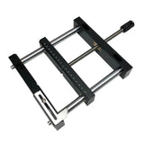 200*412mm Aluminium Fixture Flat Tongs Screw Parallel-jaw Vice Plain Vise QGG for DIY Wood Metal Working
