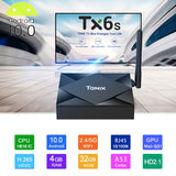 Tanix Tx6s Android 10 Smart Tv 4GB 64GB Allwinner H616 Quad Core 4k 2.4g 5g Wifi BT4.0 Youtube Media player Set Top Box