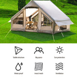 Iatable Waterproof Portable Easy Setup Tent with Canopy 4-8 People Large Space for Outdoor Camping Picnic