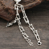 Women's Niche Design S925 Dinosaur Sterling Silver Bracelet