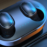 Bluetooth Headset Invisible True Wireless Handfree for Sleeping Working Black