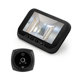 4.5-inch Peephole Camera for Apartment Door - 2MP LCD Digital Viewer, 135 Degree, Human Body Detection, Color Doorbell