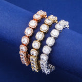 Hip-hop square zircon trendy bracelet