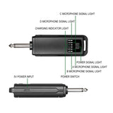2.4G UHF Wireless Handheld Dynamic Karaoke Bluetooth Microphone Rechargeable Mic with Receiver Performing Professional Home KTV