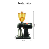 Stainless Steel Espresso Coffee Grinder, Automatic Mill, Flat Burrs, Adjustable, Upgrade, 110V, 220V