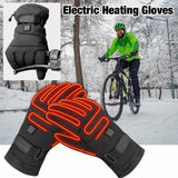 Motorcycle Heating Thermostat Warm Windproof Rechargeable Touch Screen Gloves Winter Outdoor Sports Cycg Accessories