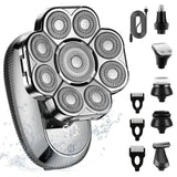 Resuxi LK-9520 Full Body Waterproof Men's Household 6-in-1 Multifunctional Electric Shaver and Nose Hair Set