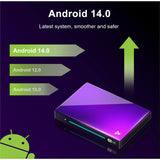 H96 MAX M9 AI Android14 TV BOX Rockchip RK3576 8-Core 2.4G 5G Wifi6 BT5.4 1000M LAN 8K 4K 4GB 64GB 8GB 128GB