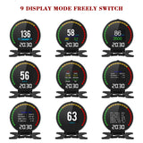 HD TFT OBD P15 HUD Digital Smart Head Up Display Speedometer OBD2 Turbo Boost Pressure Meter Alarm Oil Gauge Code Reader