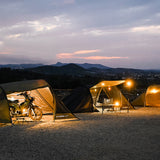Motorcycle Tunnel 2 Room Tents for Camping Waterproond UV Protection 150D Oxford Cloth Detachable Inner Tent