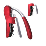 Professional Zinc Alloy Power Wine Opener Bottle Corkscrew Opener Built-in Foil Cutter Premium Rabbit Lever Corkscrew for Wine
