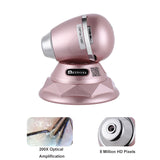 Wireless Professional 200X Hair Follicle Testing Facial Skin Detector Analysis Magnifier Intelligent Dermal Detector