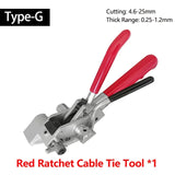 Stainless Steel Tie Gun High Quality Fastening Strap Cutting Tool Self-locking Tensioner Cable Ties Plier Series