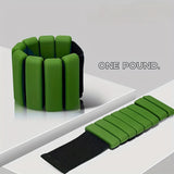 1pair Yoga Weighted Bracelets, Silicone Weighted Wrist Bands