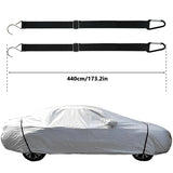 Top-2Pcs Nylon Auto Windproof Strap Adjustable Car Cover Secure Protector Rope