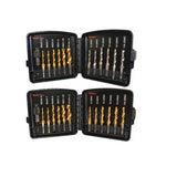 13 Pieces Of Metric Titanium-&SAE Diamond Hexagonal Handle Composite Tap Boxed Countersinking Tool Center Punch