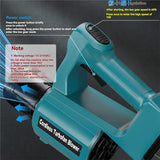B89B-Cordless Leaf Blower For 20V Battery 40000RPM 1200W Turbofan Blower Dryer For Patio Snow Blowing Cleaning