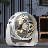 Multifunctional Electric Circulator Wireless Bluetooth-compatible Voice Home Quiet Desktop Wall Ceig Fan Air Cooler
