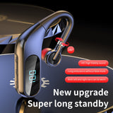 KJ10 Bluetooth Headphones with Real-time Digital Display HD Sound Quality Durable Endurance with Painless Sports Headphones